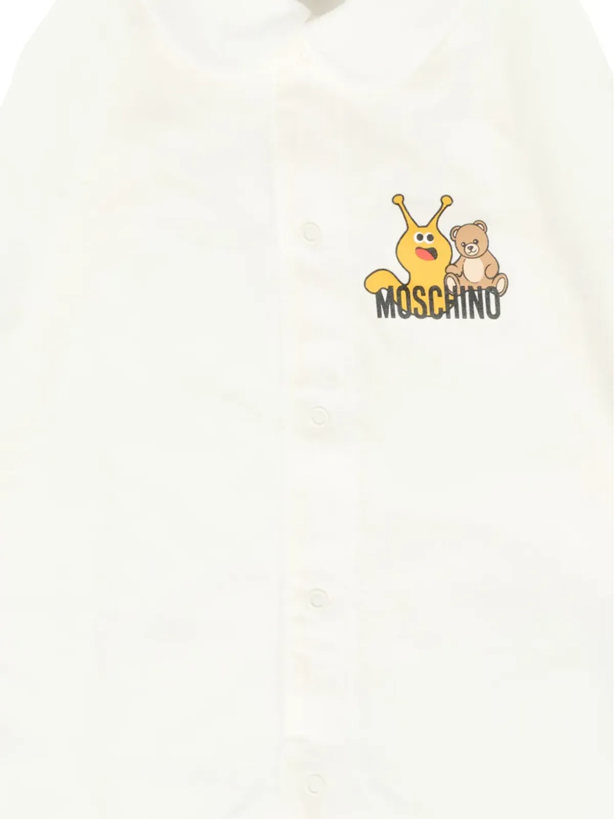 Moschino Kids テディベアプリント コットン ロンパース - 画像3