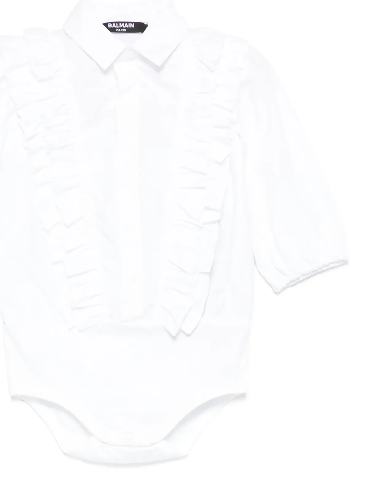 Balmain Kids ボディスーツ（フリル） - White - 画像3