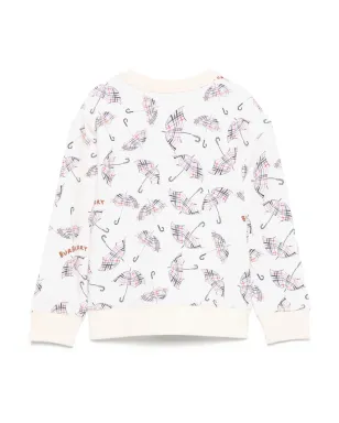 Burberry Kids 傘プリント スウェットシャツ - サムネイル2