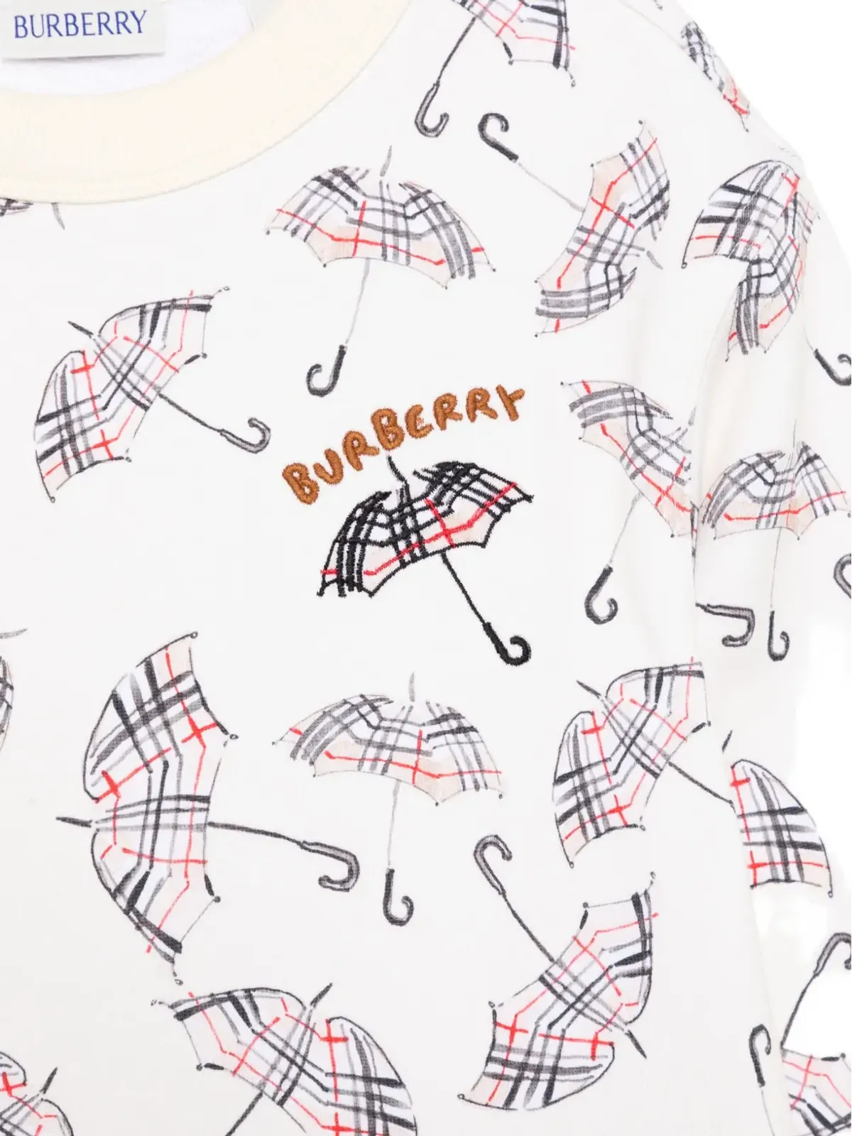 Burberry Kids 傘プリント スウェットシャツ - 画像3