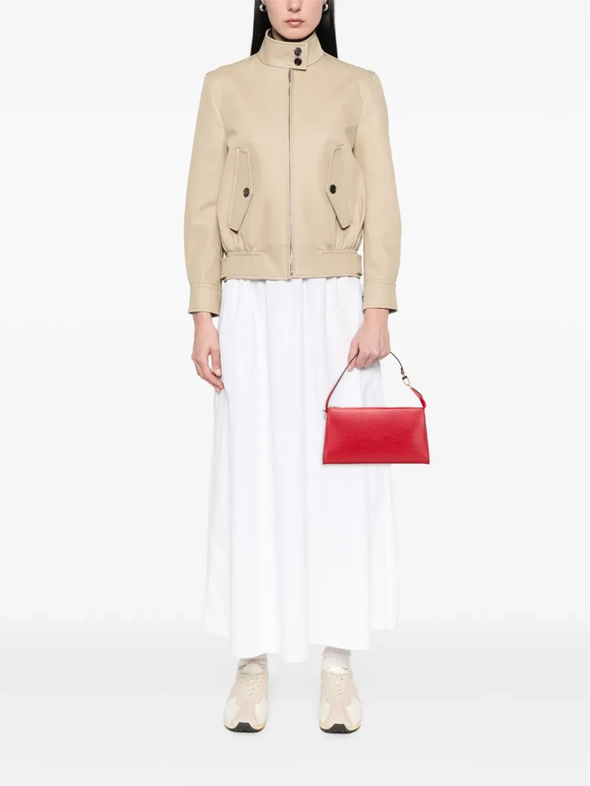 Louis Vuitton ビンテージ 2000年 エピ Pochette Accessoires ショルダーバッグ レッド - 画像2