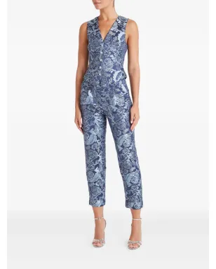 Temperley London 花柄プリント ボタン留め ウエストコート - サムネイル2