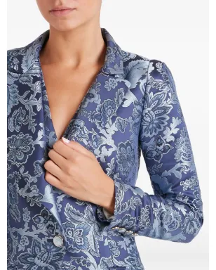 Temperley London Francis 長袖フローラルプリントスーツジャケット - サムネイル5