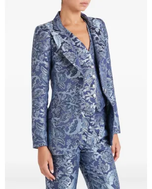 Temperley London Francis 長袖フローラルプリントスーツジャケット - サムネイル3