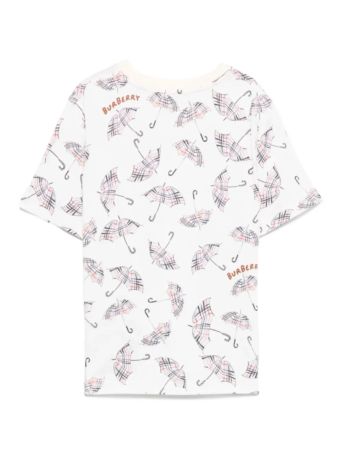 Burberry Kids アンブレラプリント コットンTシャツ - 画像2