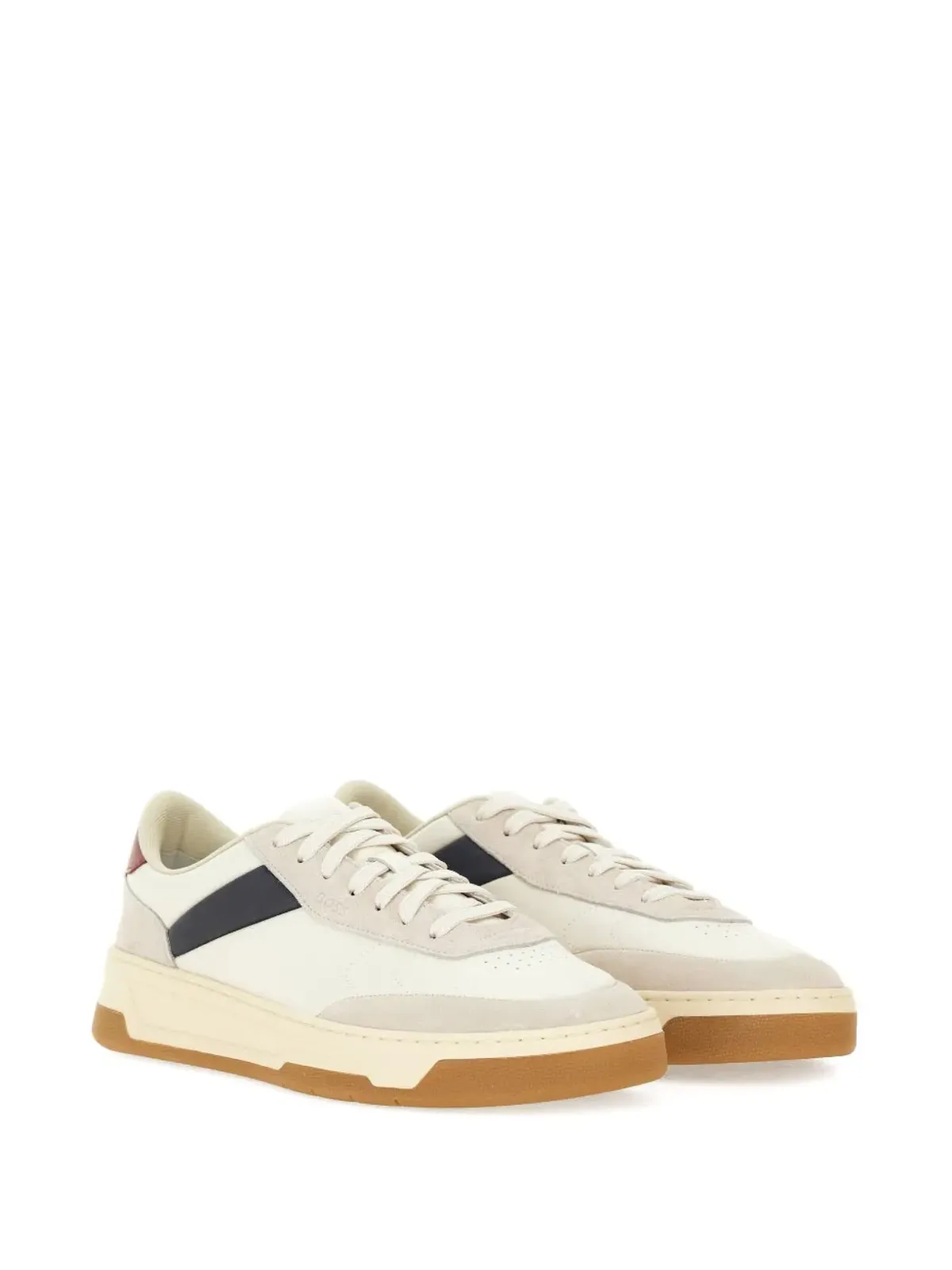 BOSS stripe panelled sneakers - Neutrals - 画像2