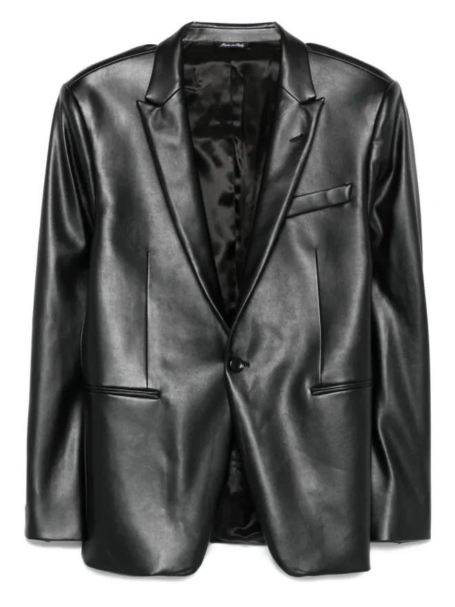 Reveres 1949 Reveres 1949 シングルブレスト レザージャケットの商品画像