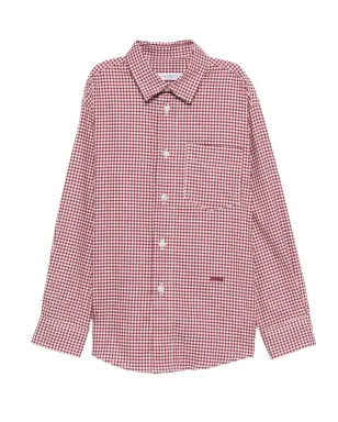 Paolo Pecora Kids ギンガムチェックシャツ - サムネイル1