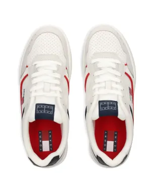 Tommy Jeans レザー ロゴ スニーカー - サムネイル3