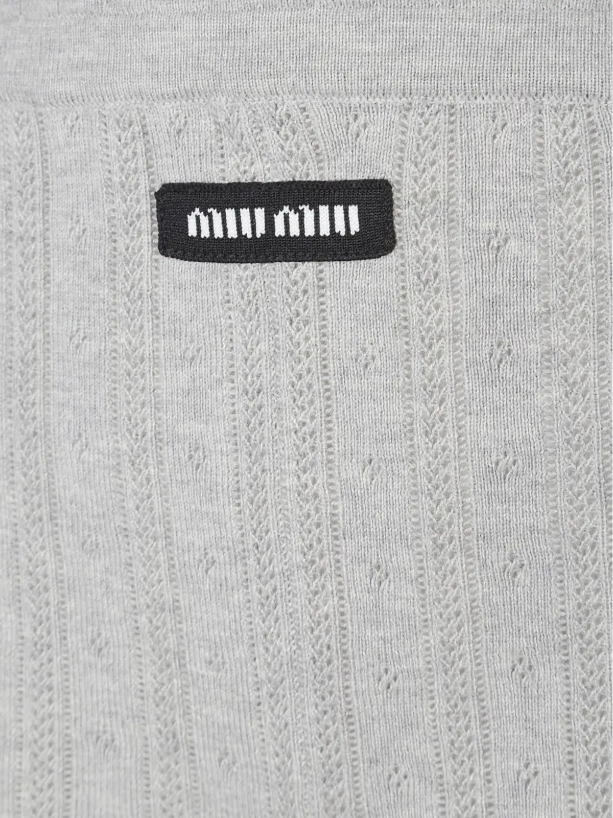 Miu Miu リブニットミニショーツ - 画像3