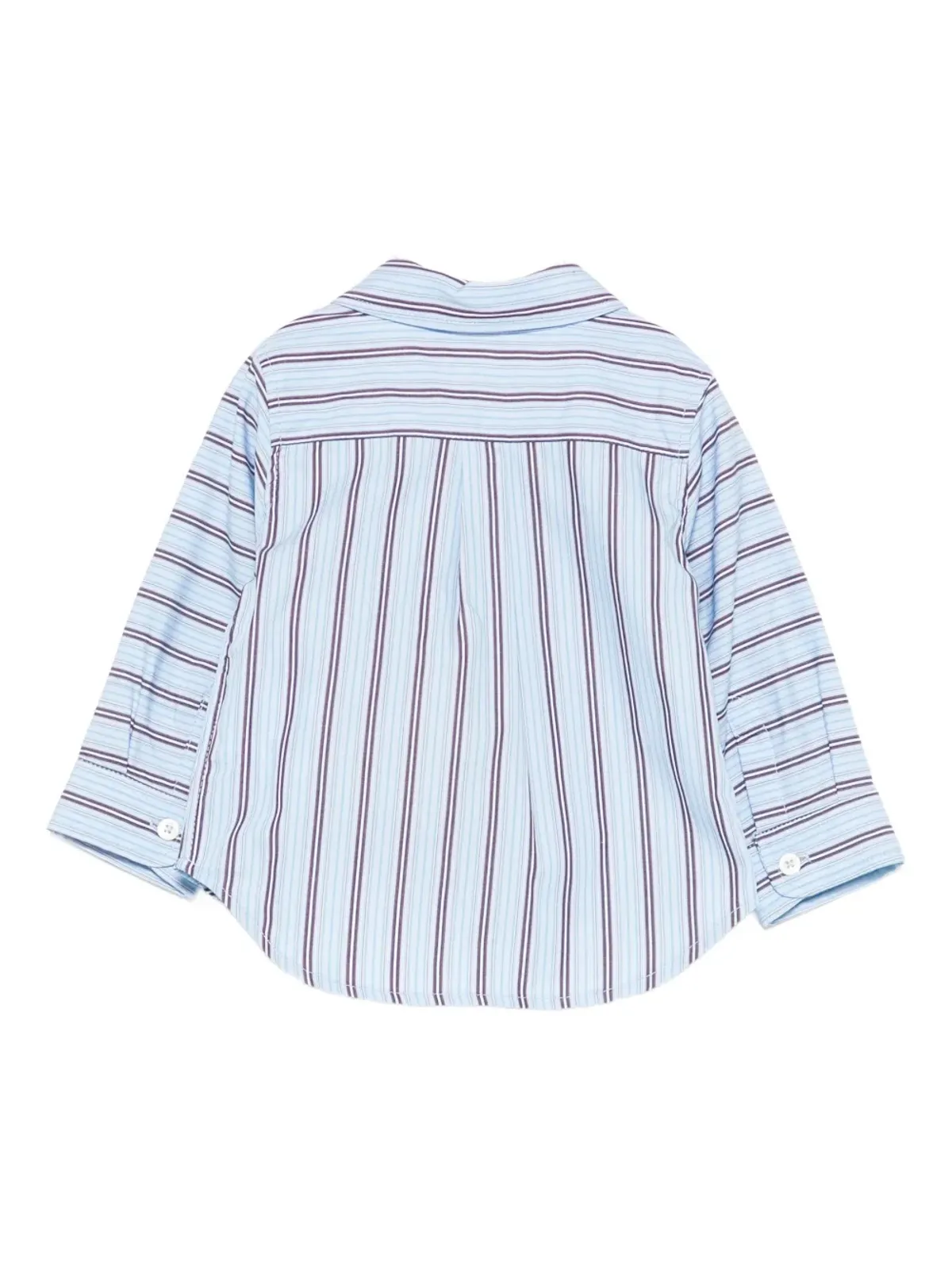 ETRO KIDS ペガソ ストライプ刺繍シャツ - 画像2