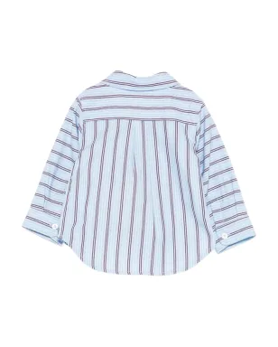 ETRO KIDS ペガソ ストライプ刺繍シャツ - サムネイル2