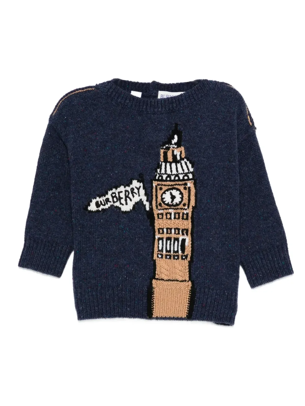 Burberry Kids ビッグベン ウールセーター - 画像1