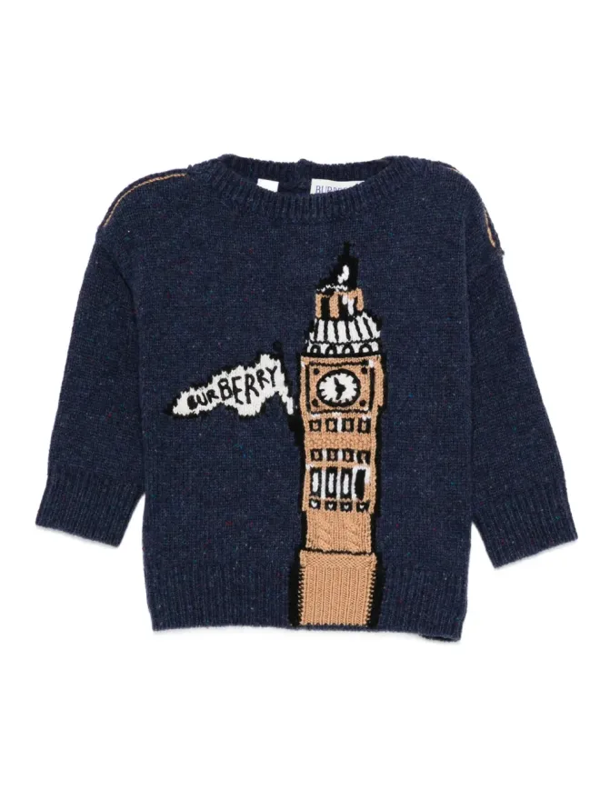 Burberry Kids Burberry Kids ビッグベン ウールセーターの商品画像