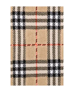 Burberry Kids checked wool scarf - Neutrals - サムネイル2