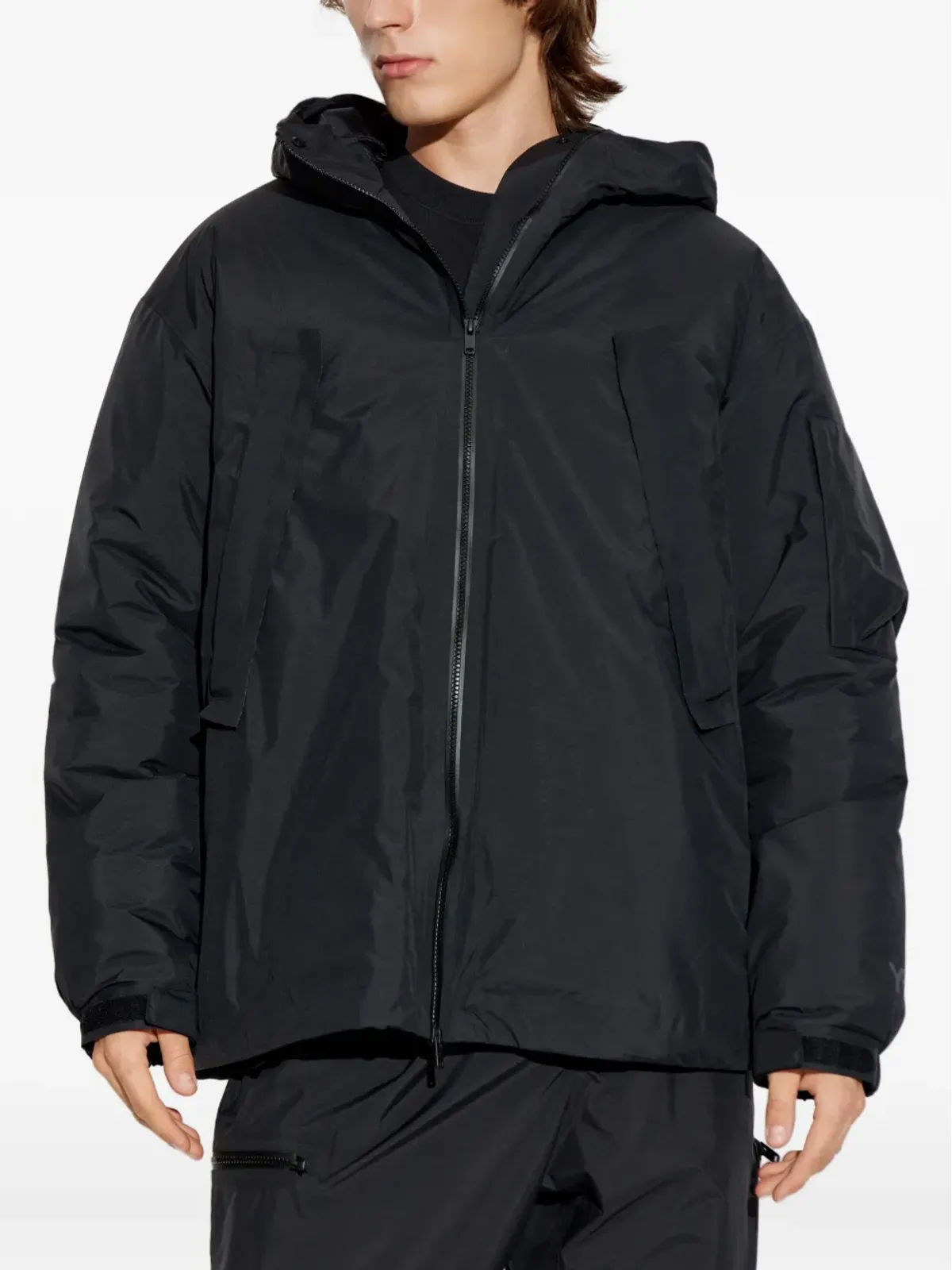Y-3 フード付きダウンジャケット - 画像3