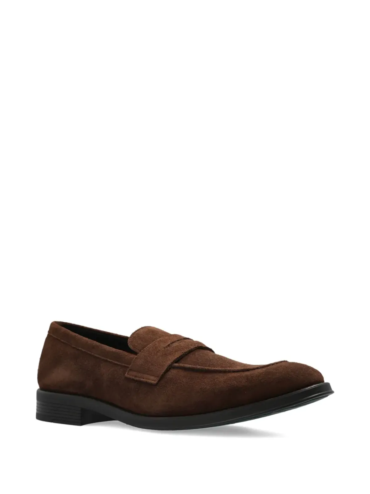 PS Paul Smith ペニーストラップ スエード ローファー ブラウン - 画像2