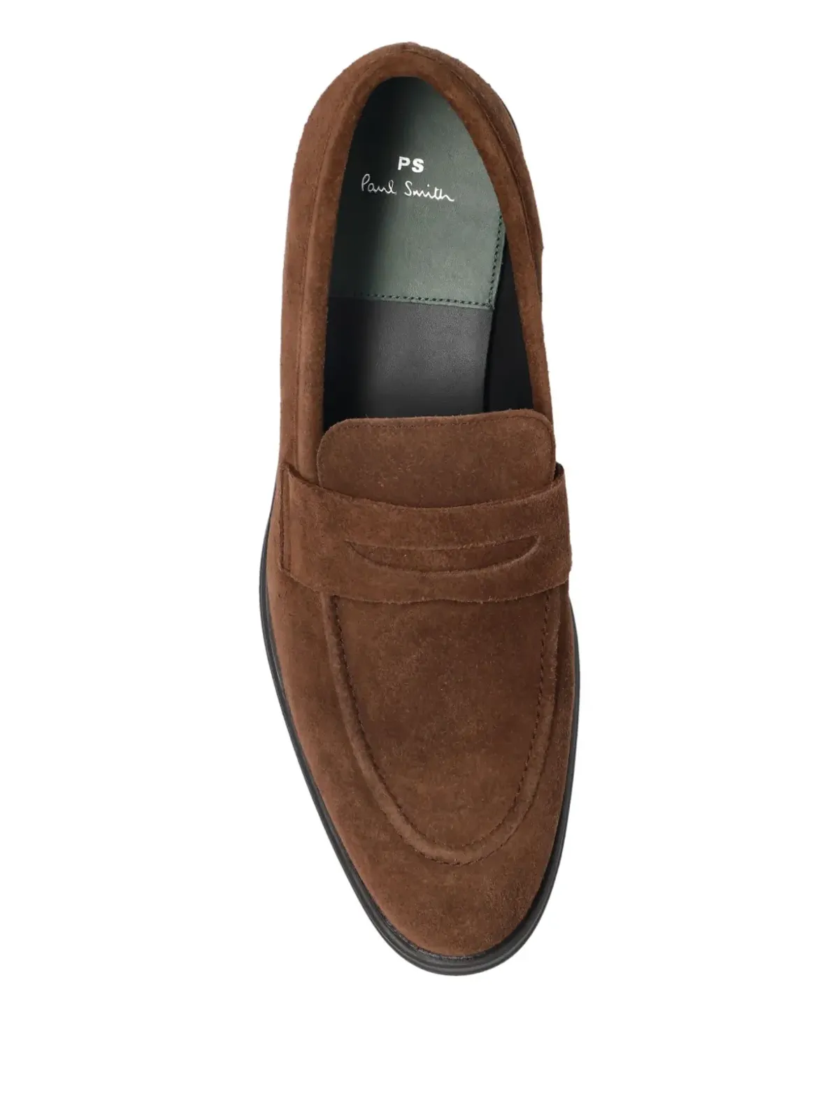 PS Paul Smith ペニーストラップ スエード ローファー ブラウン - 画像4