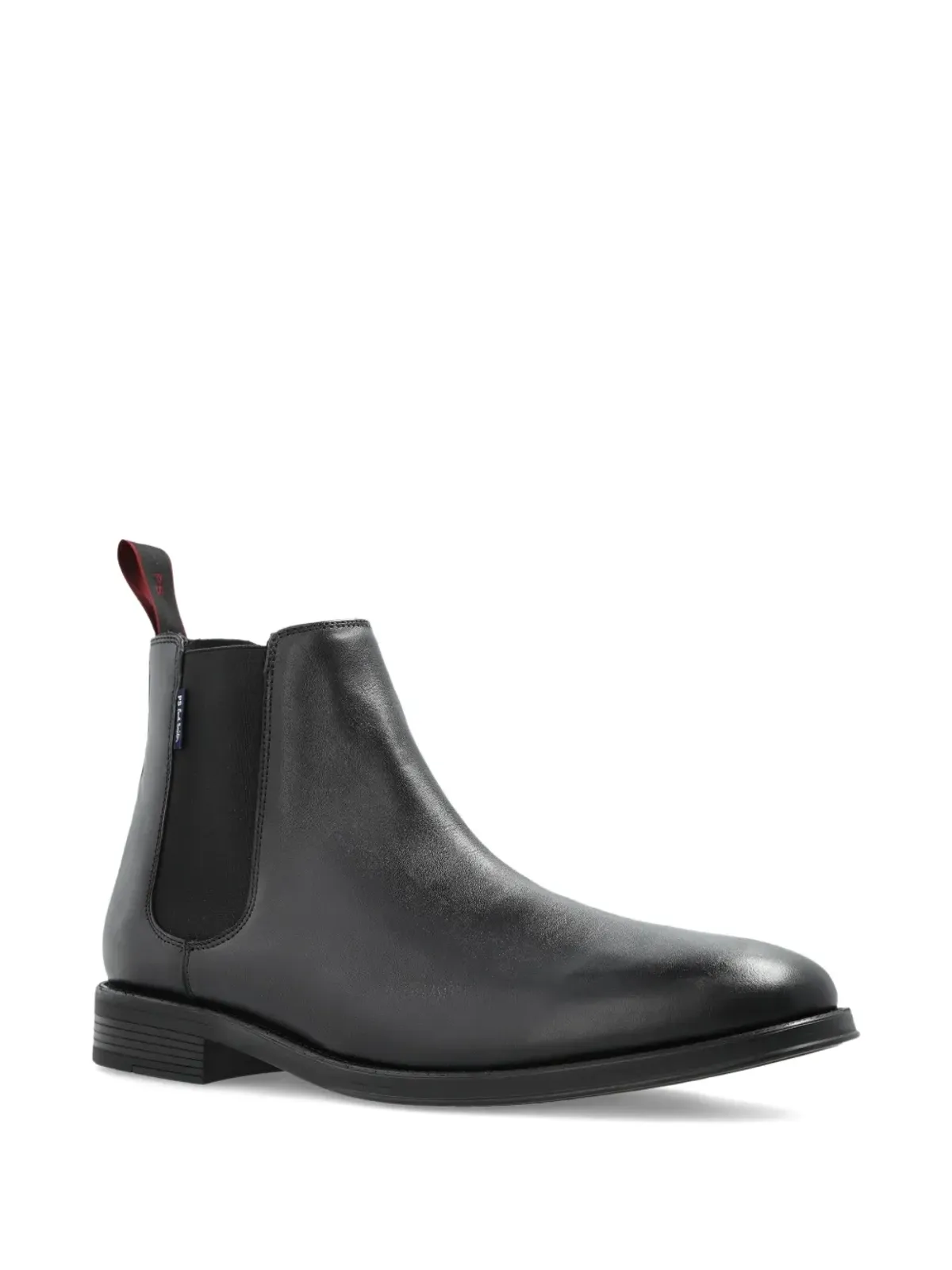 PS Paul Smith セドリック エラスティックサイド レザー チェルシーブーツ ブラック - 画像2