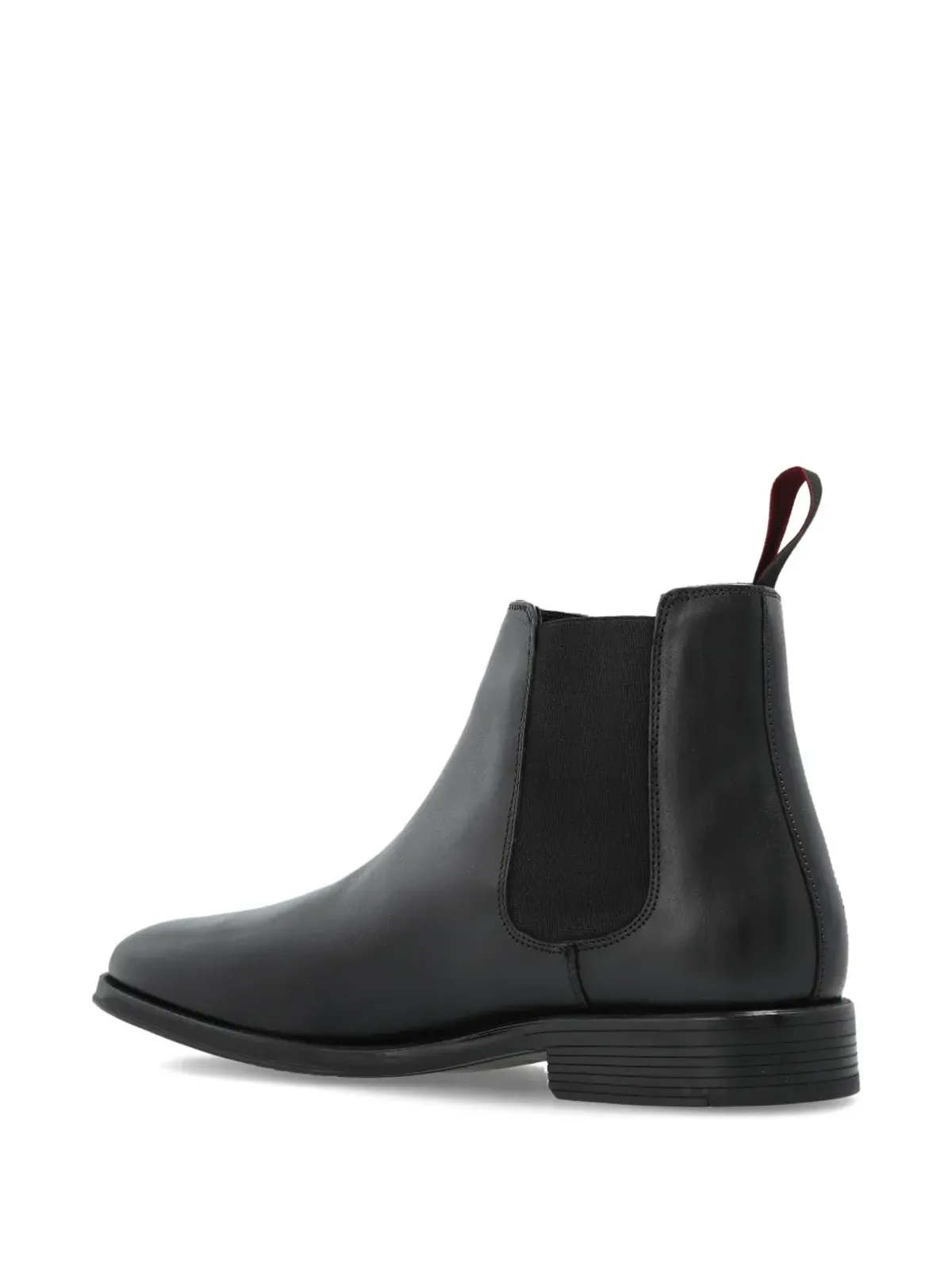 PS Paul Smith セドリック エラスティックサイド レザー チェルシーブーツ ブラック - 画像4