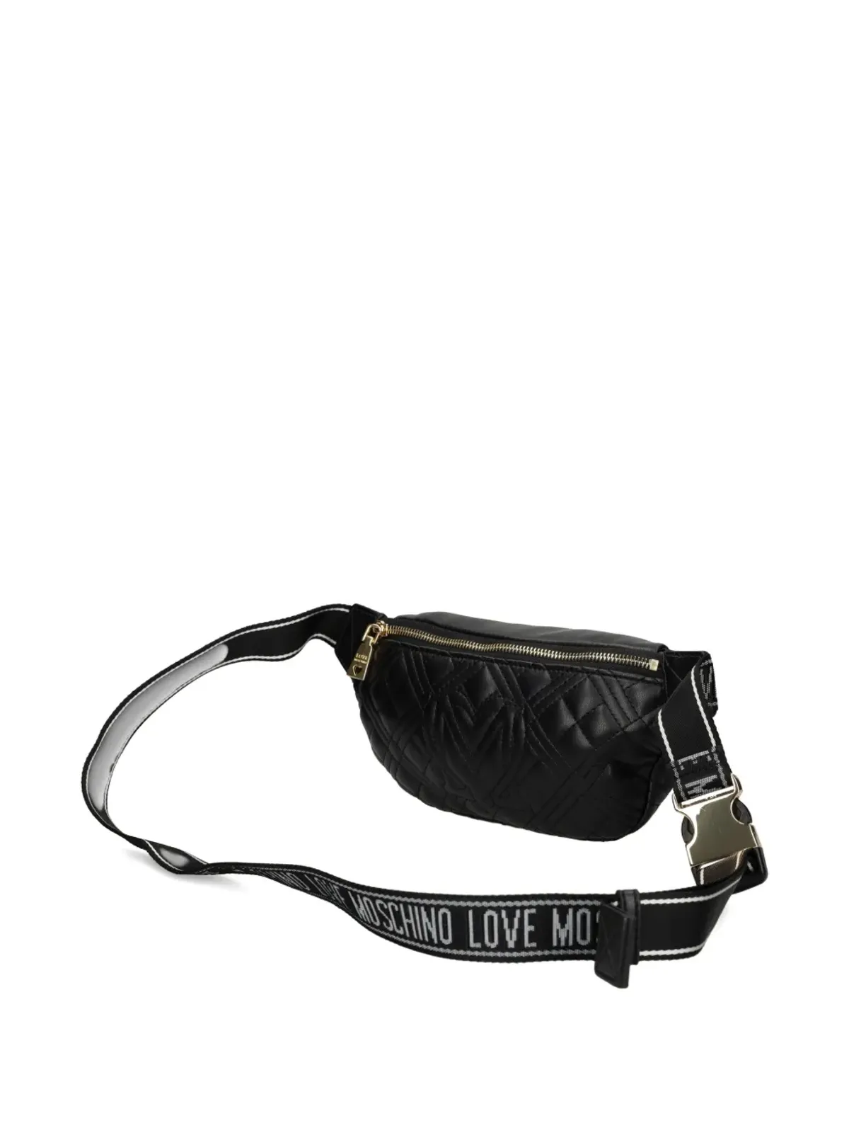 Love Moschino キルテッドロゴベルトバッグ - 画像5