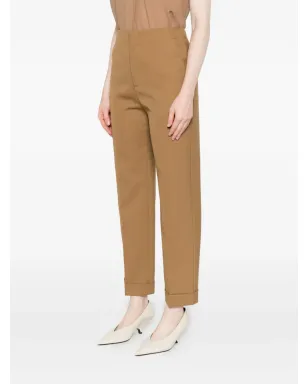 Alberta Ferretti カフドヘム トラウザーズ - サムネイル3
