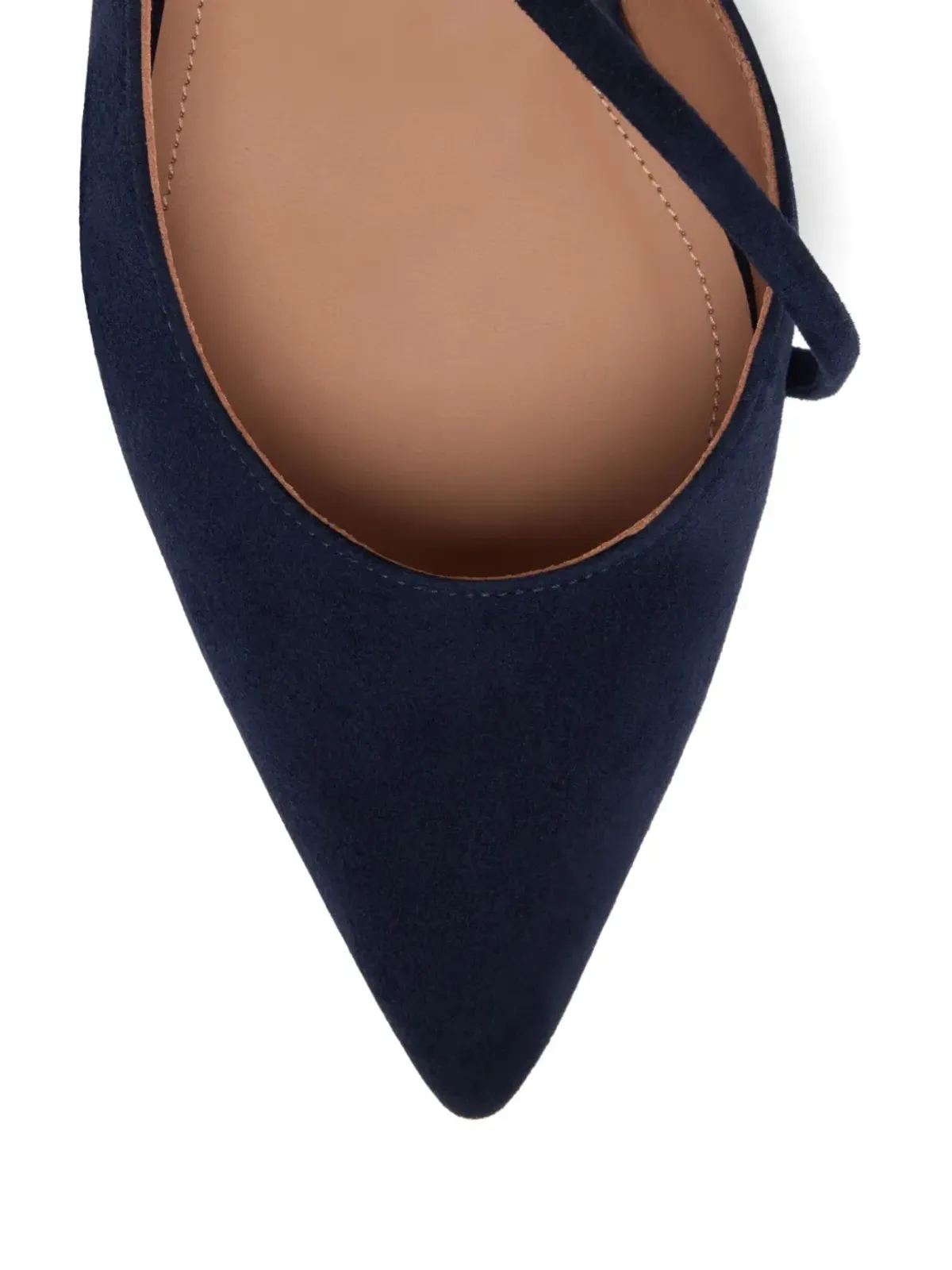 Malone Souliers Bettina バックルストラップ スエード フラットシューズ - ブルー - 画像4