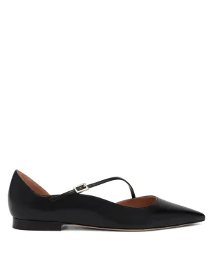 Malone Souliers ベティーナ ポインテッドトゥ バックルフラット - サムネイル1