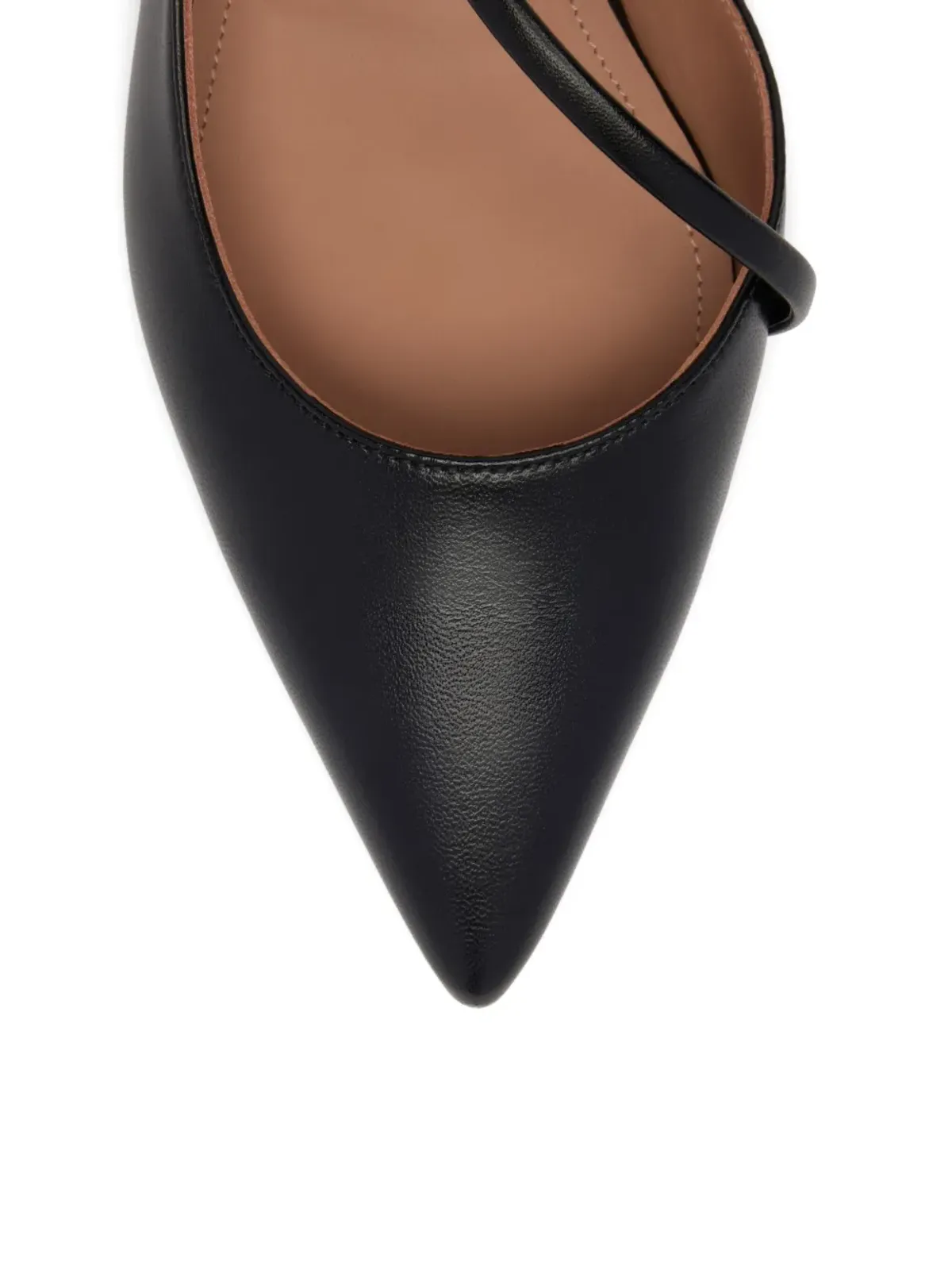 Malone Souliers ベティーナ ポインテッドトゥ バックルフラット - 画像4
