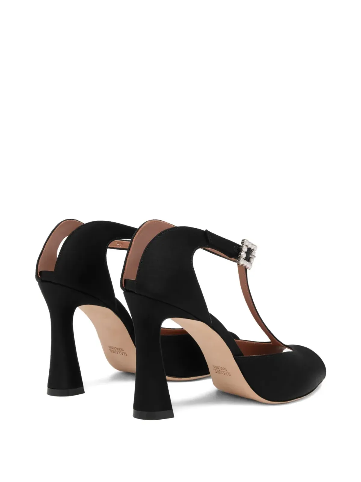 Malone Souliers ノミ エンブリッシュ T-bar ヒール サンダル - 画像4