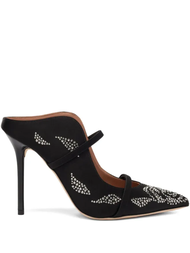 Malone Souliers Malone Souliers Maureen エンベリッシュド ヒール付きミュールの商品画像