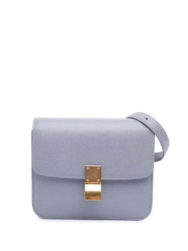 Celine Pre-Owned Celine Pre-Owned ティーン・カーフスキン・クラシック・ボックス・クロスボディバッグ - パープルの商品画像