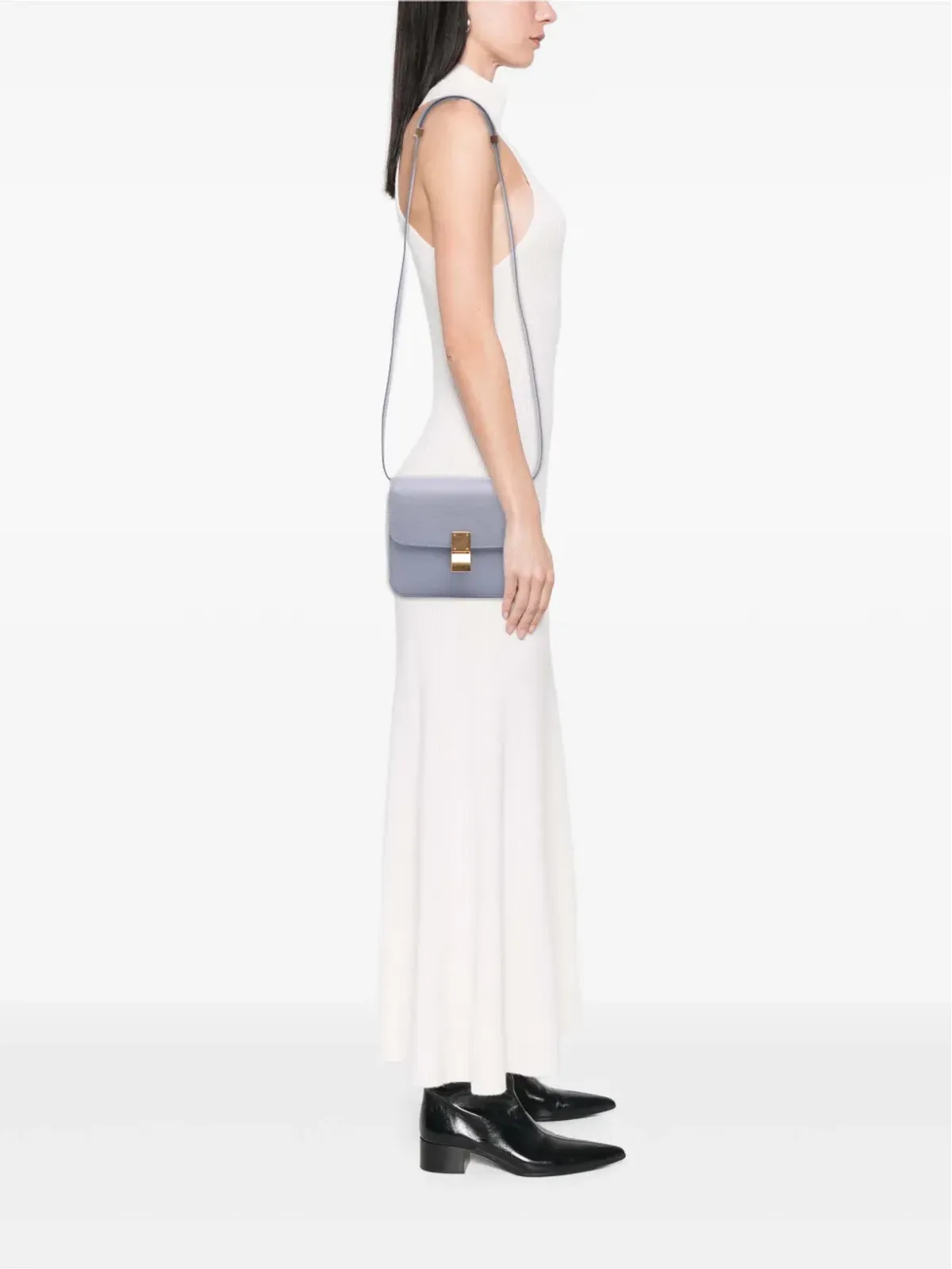 Celine Pre-Owned ティーン・カーフスキン・クラシック・ボックス・クロスボディバッグ - パープル - 画像2