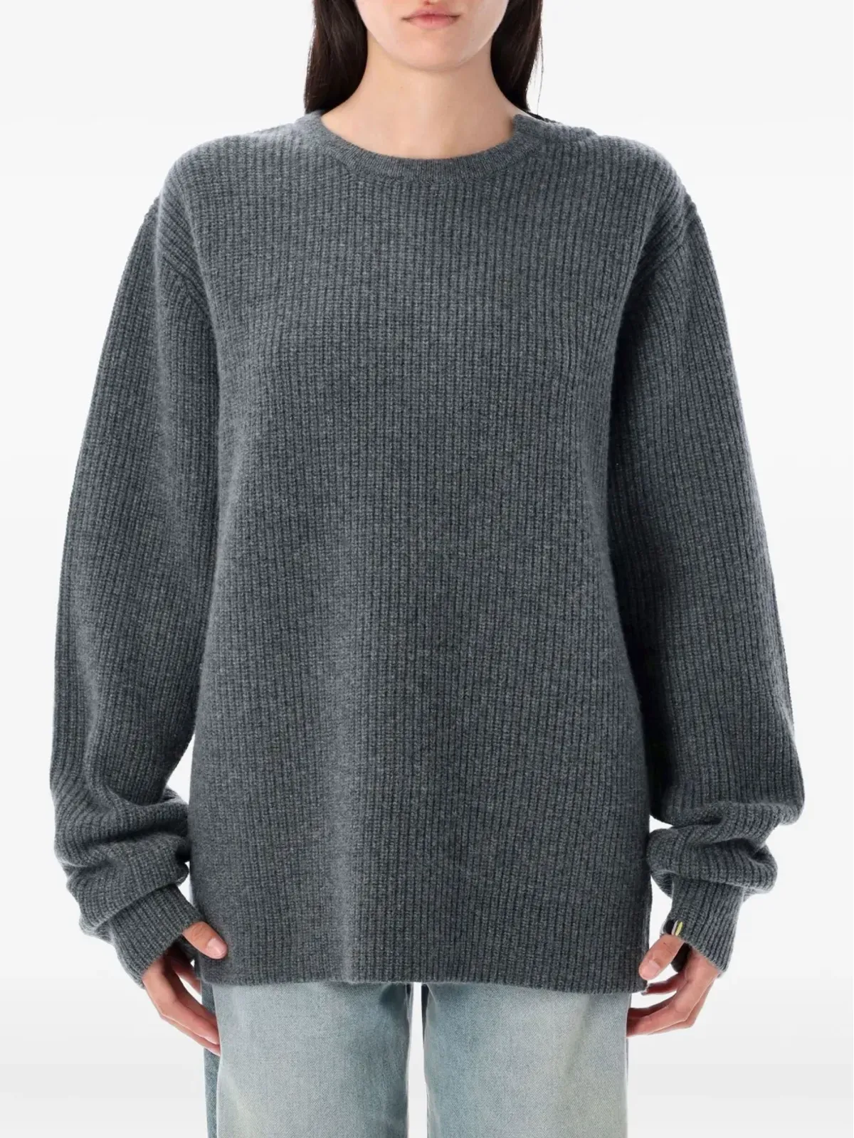 extreme cashmere リブ編みカシミヤセーター - 画像1