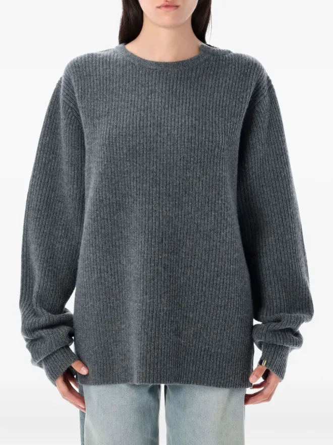 extreme cashmere extreme cashmere リブ編みカシミヤセーターの商品画像