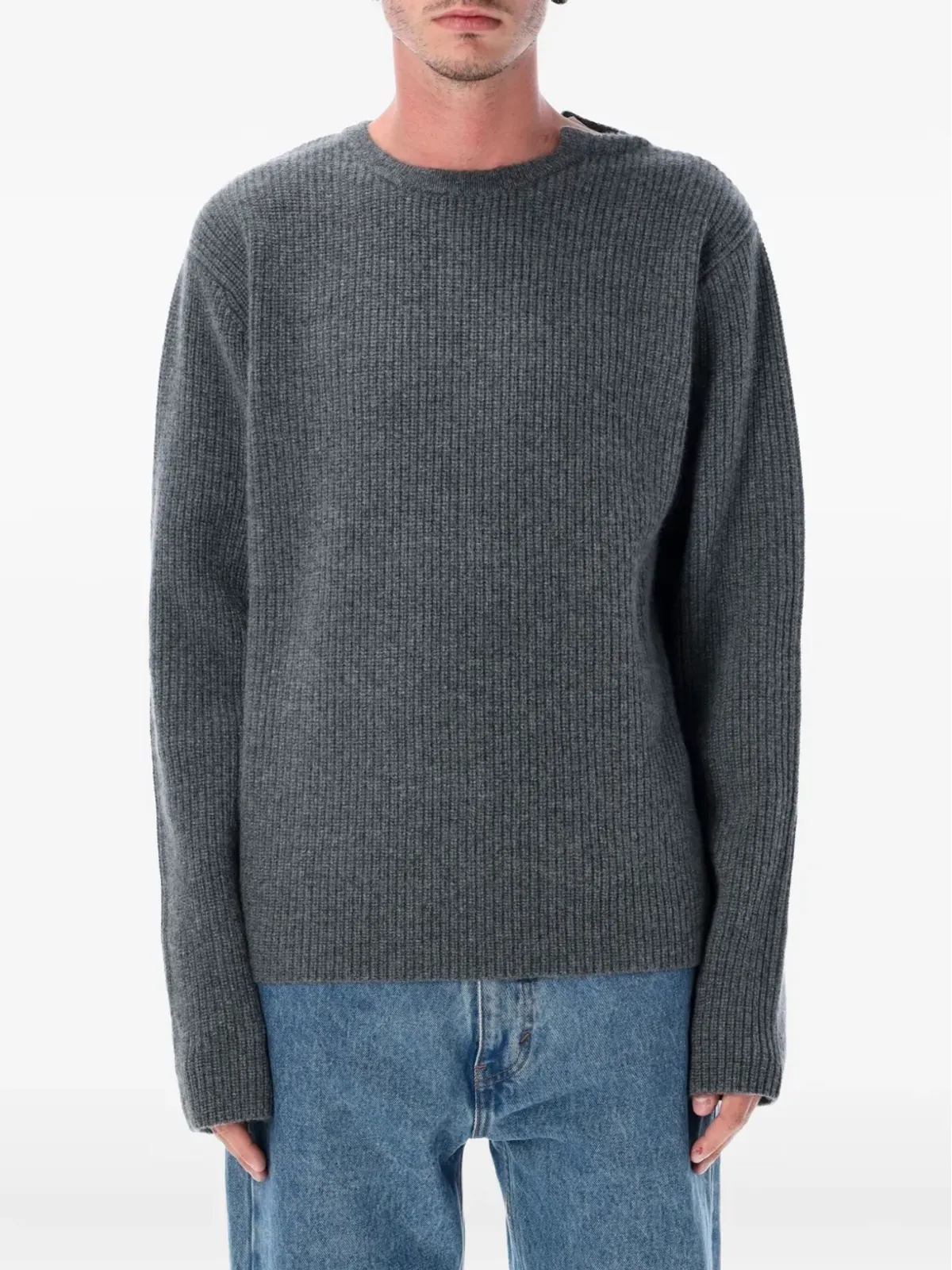 extreme cashmere リブ編みカシミヤセーター - 画像2
