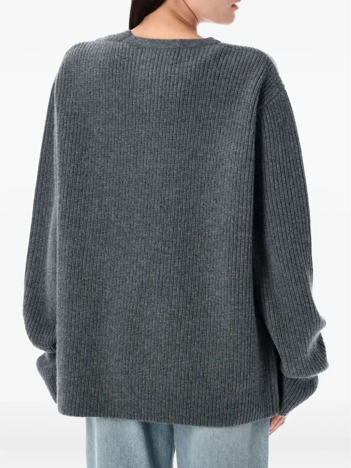 extreme cashmere リブ編みカシミヤセーター - 画像3