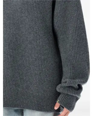 extreme cashmere リブ編みカシミヤセーター - サムネイル4