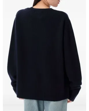 extreme cashmere リブ編み ラウンドネック セーター - サムネイル3