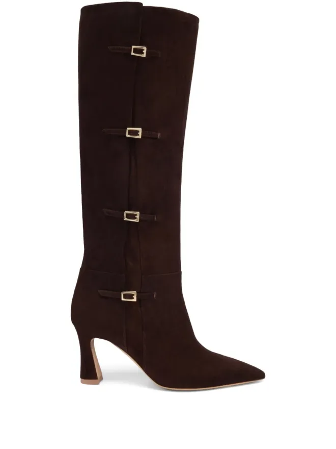 Malone Souliers Malone Souliers Nolan バックルディテール スエード 膝丈ブーツの商品画像