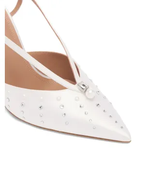 Malone Souliers クリスタル・パール装飾パンプス - サムネイル3