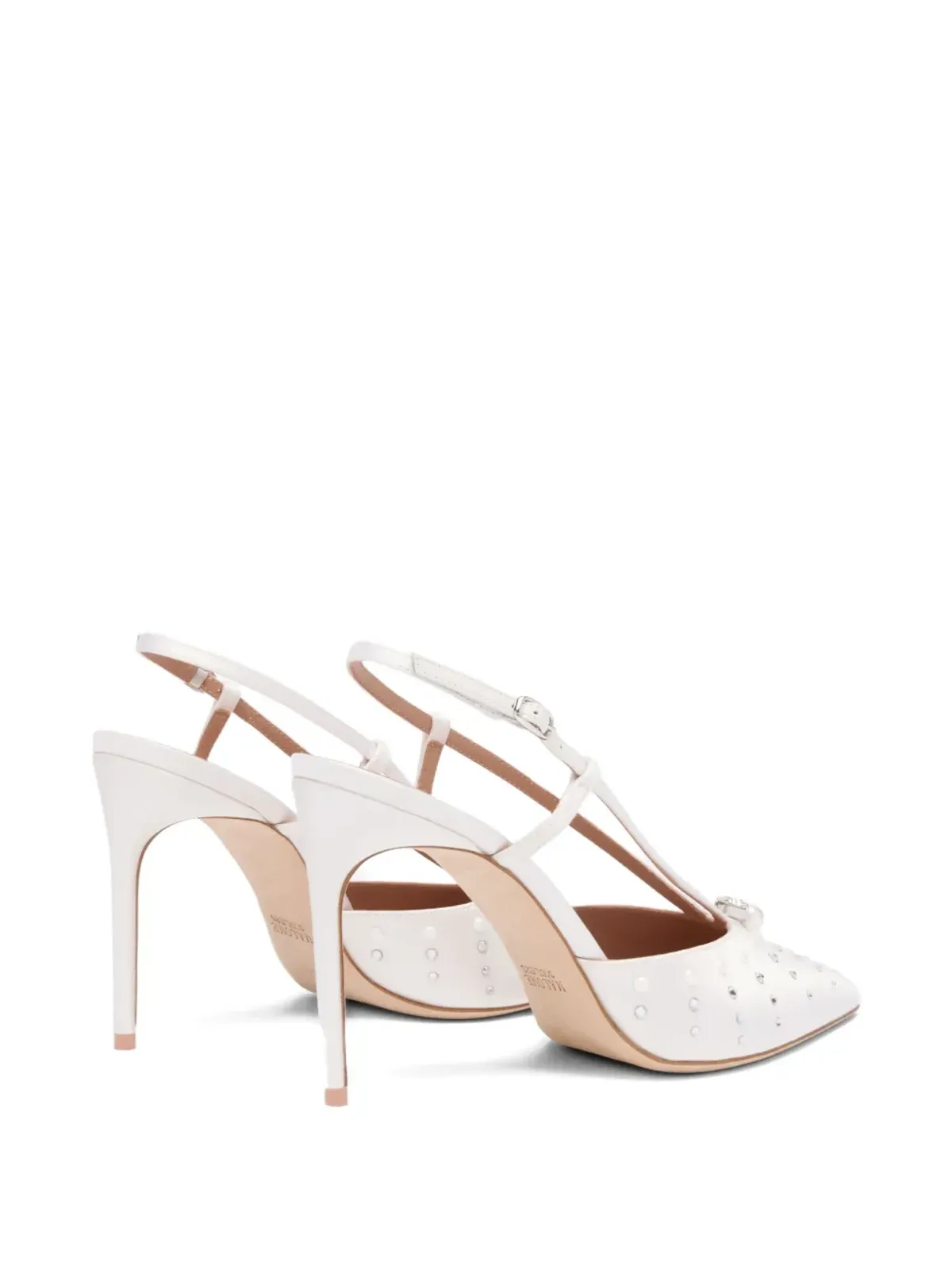Malone Souliers クリスタル・パール装飾パンプス - 画像4
