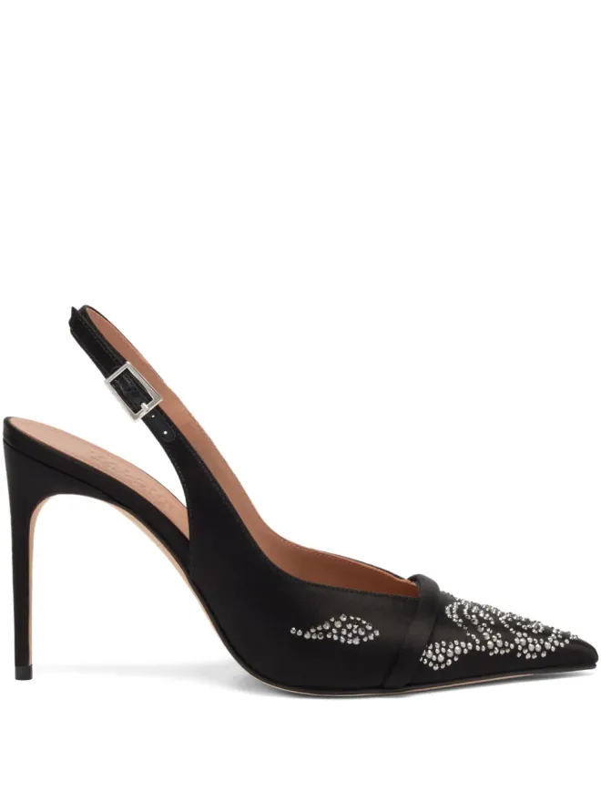 Malone Souliers Malone Souliers ジャズ エンベリッシュド スリングバック ヒールドパンプスの商品画像