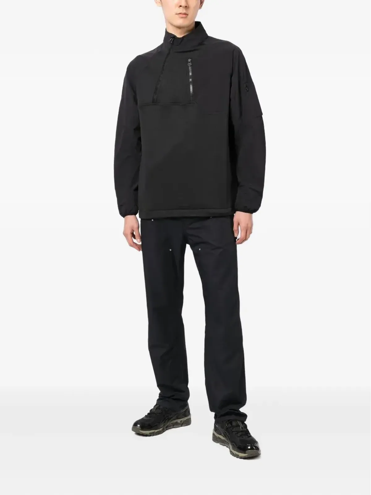 Maharishi ダイアゴナルジップ・パネルド・スウェットシャツ - 画像2