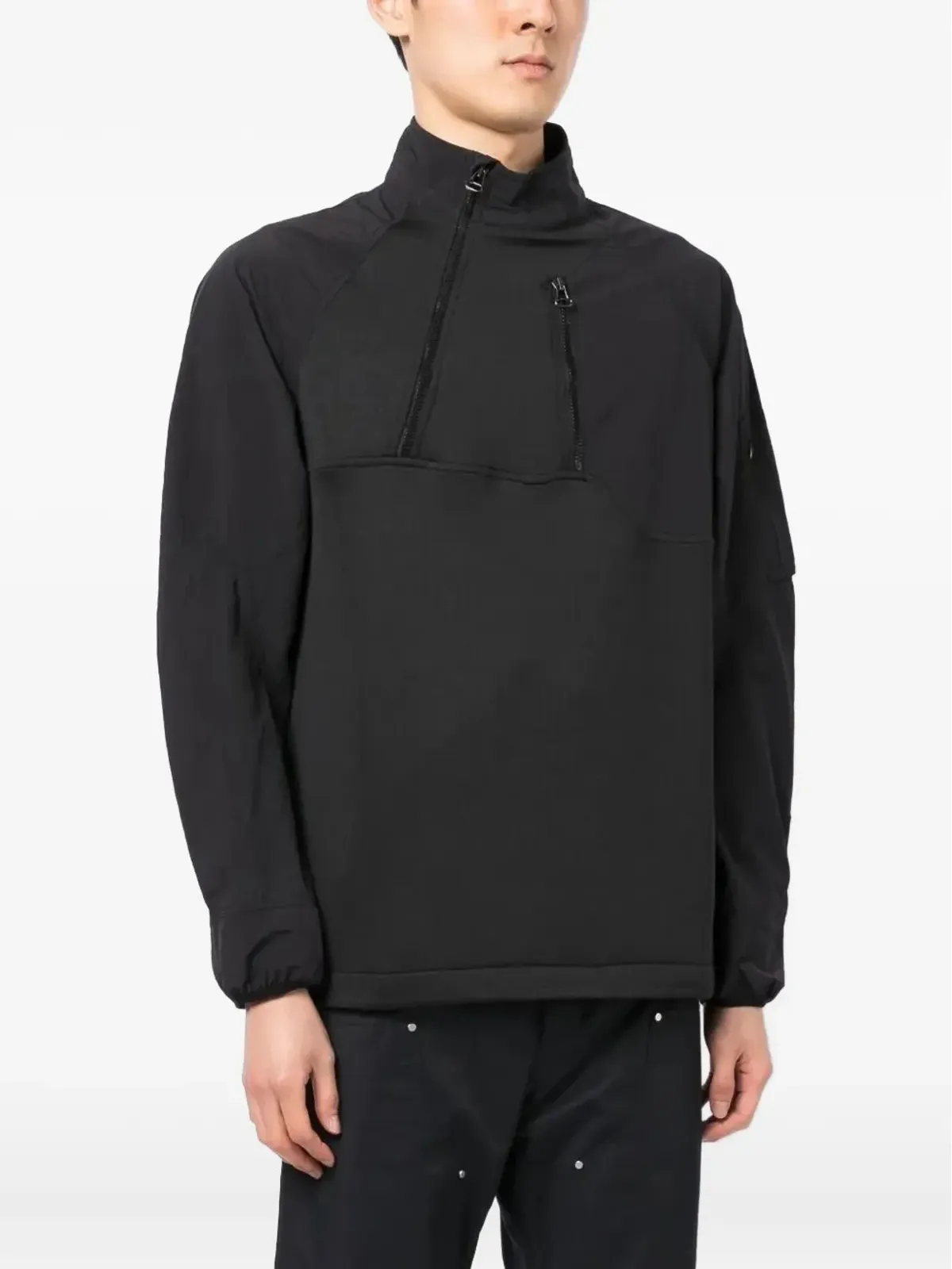 Maharishi ダイアゴナルジップ・パネルド・スウェットシャツ - 画像3