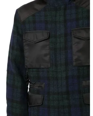 Maharishi タータンチェック ボンバー ジャケット - グリーン - サムネイル5