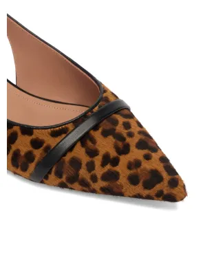 Malone Souliers ジャマ レオパードプリント スリングバック フラット - サムネイル4