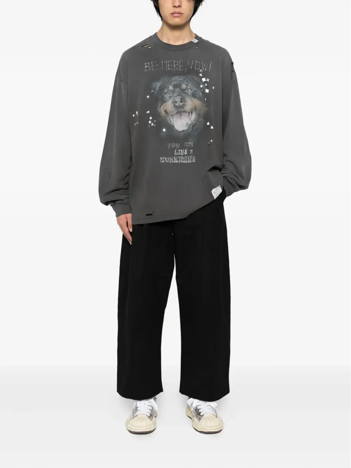 Maison MIHARA YASUHIRO グラフィックプリントTシャツ - Grey - 画像2