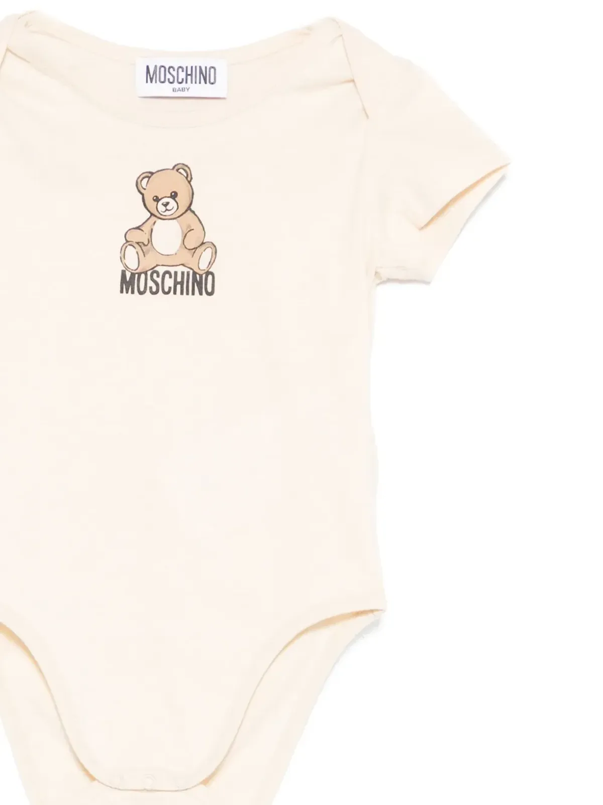 Moschino Kids teddy-print bodysuit pack - White - 画像2