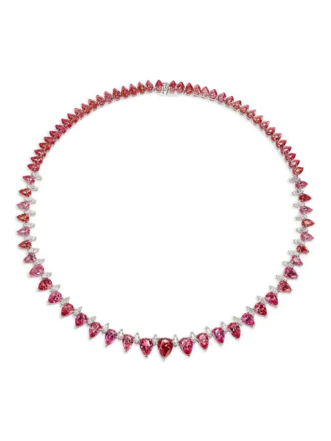 Anabela Chan Anabela Chan Padparadscha Infinity サファイア ネックレスの商品画像